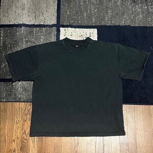 Hours Vintage Black Men's Drop Shoulder Short Sleeve Tee